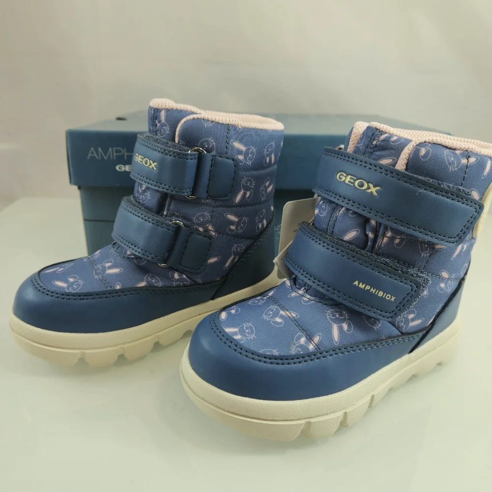 NWT! Geox Willaboom ABX Winter Snow Boots Size 24EU / 8US